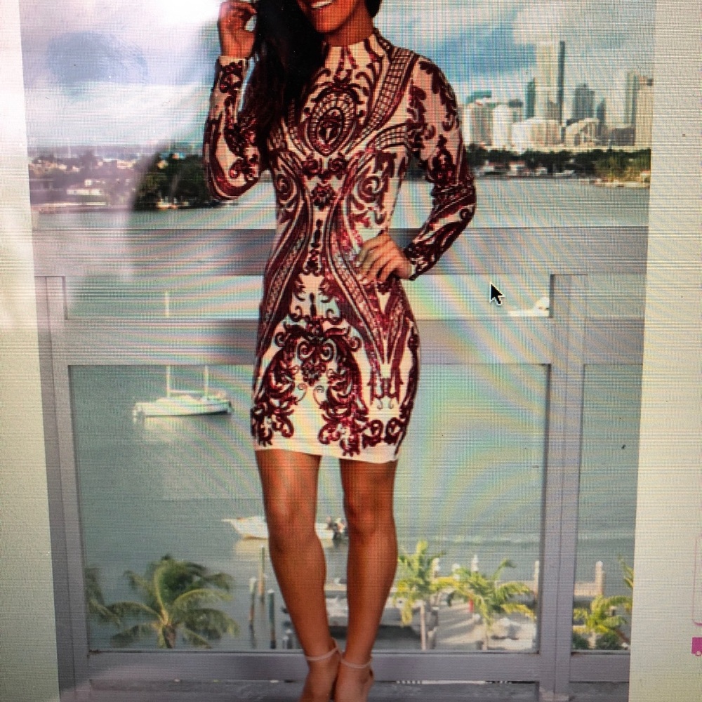 Sequin Cocktail Dress
